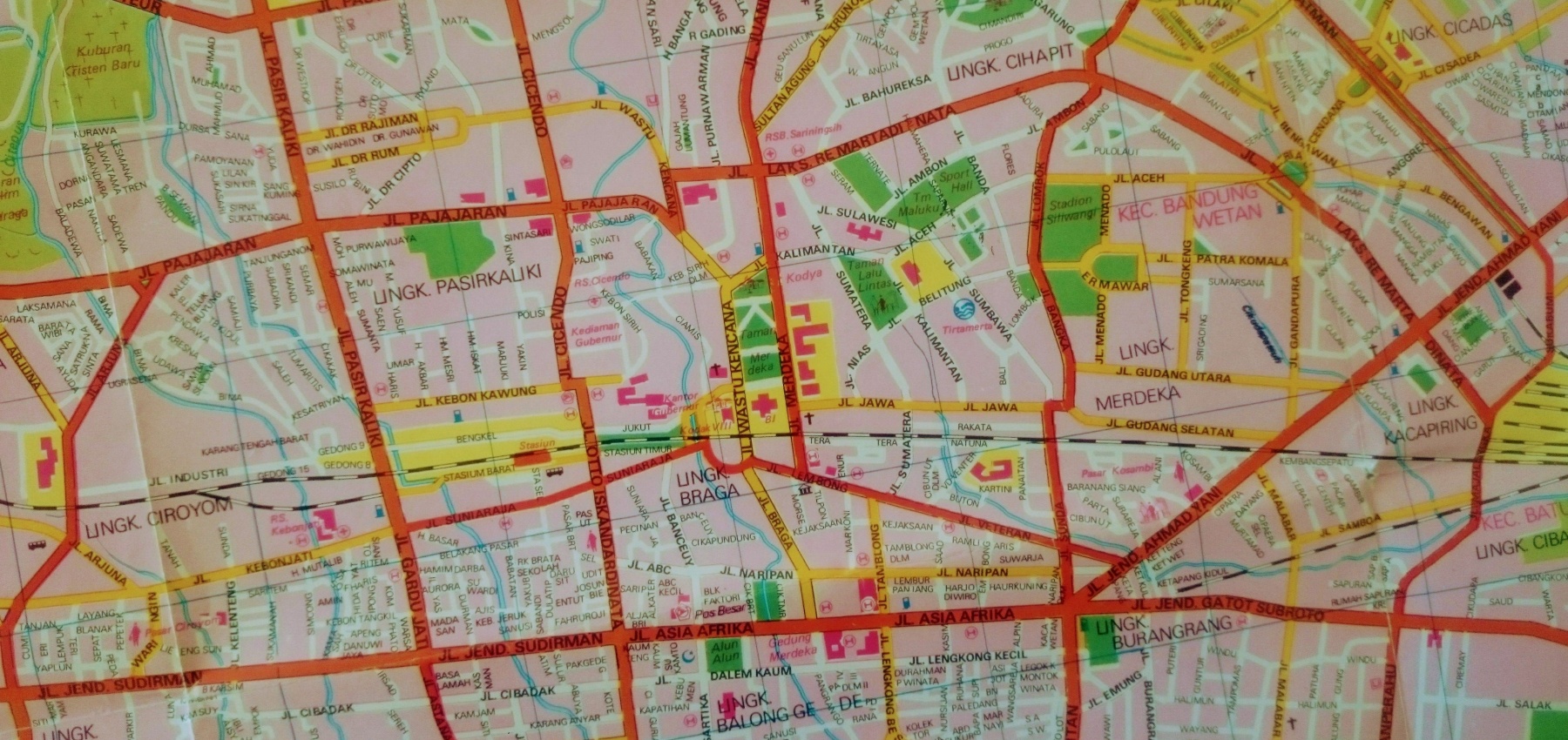 Kaart Bandung